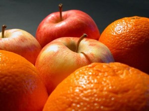 risotto mele e arance - immagine di http://www.tuttoperlei.it/